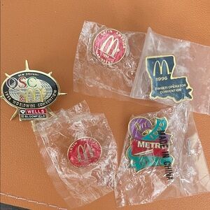 5 1996 McDonald’s‎ Themed Pins
